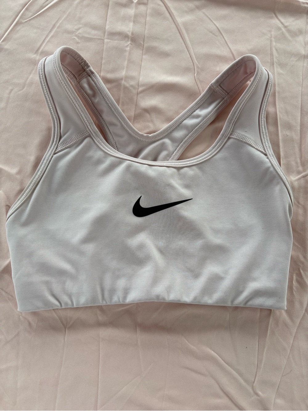 Nike Women's Light Pink Dri-FIT Sports Bra